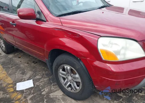 2004 Honda Pilot Ex-L from USA, damaged, VIN 5FNYF18684B010489